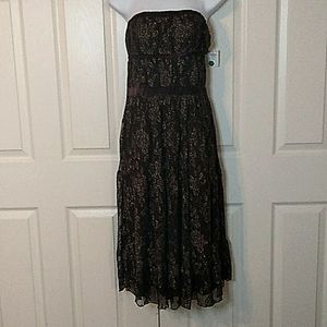 Charlotte Russe Brown Sparkly Dress